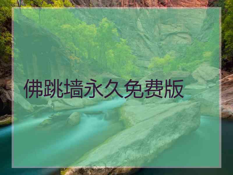 佛跳墙永久免费版