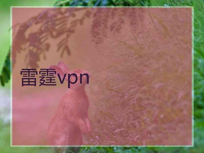 雷霆vpn