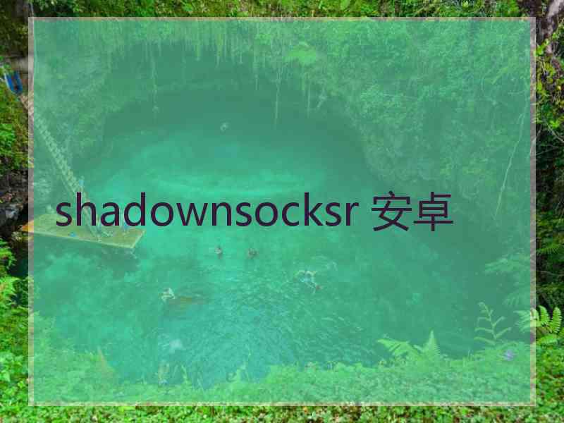 shadownsocksr 安卓