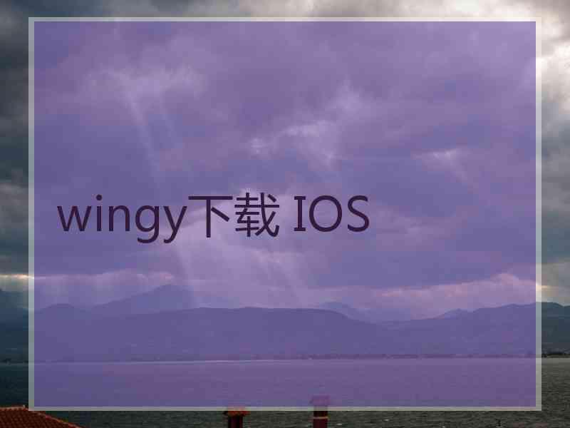 wingy下载 IOS