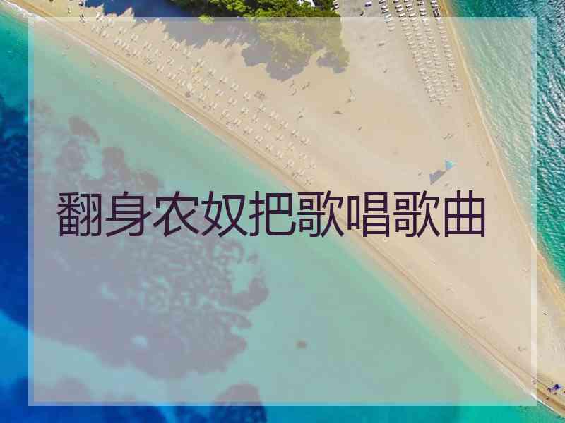 翻身农奴把歌唱歌曲