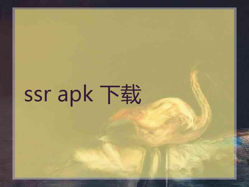 ssr apk 下载