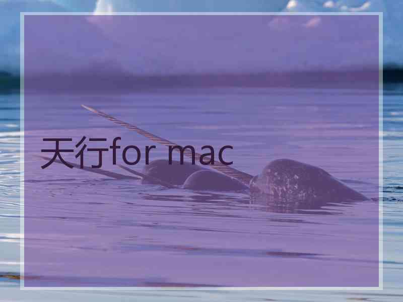 天行for mac