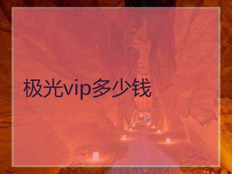 极光vip多少钱