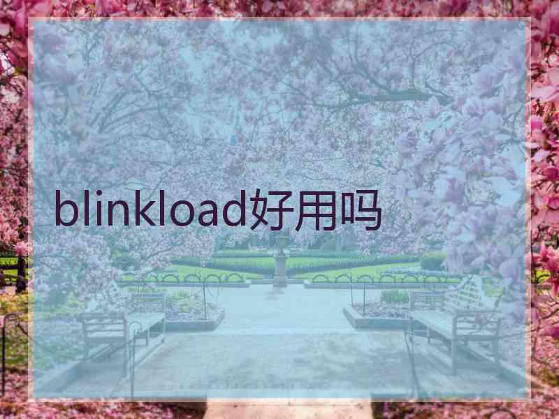 blinkload好用吗