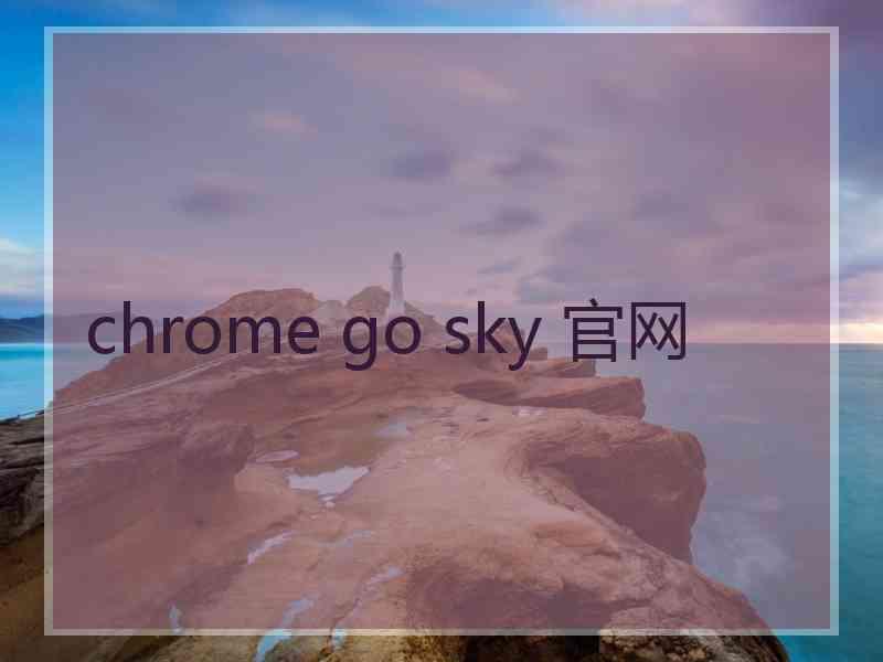 chrome go sky 官网