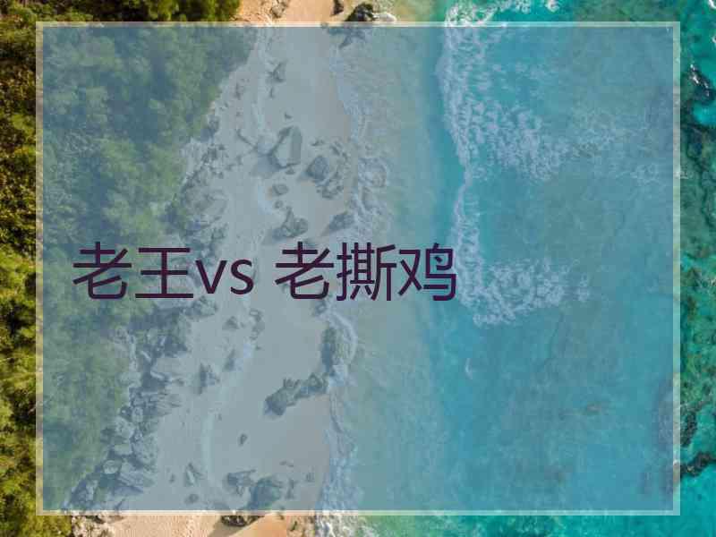 老王vs 老撕鸡