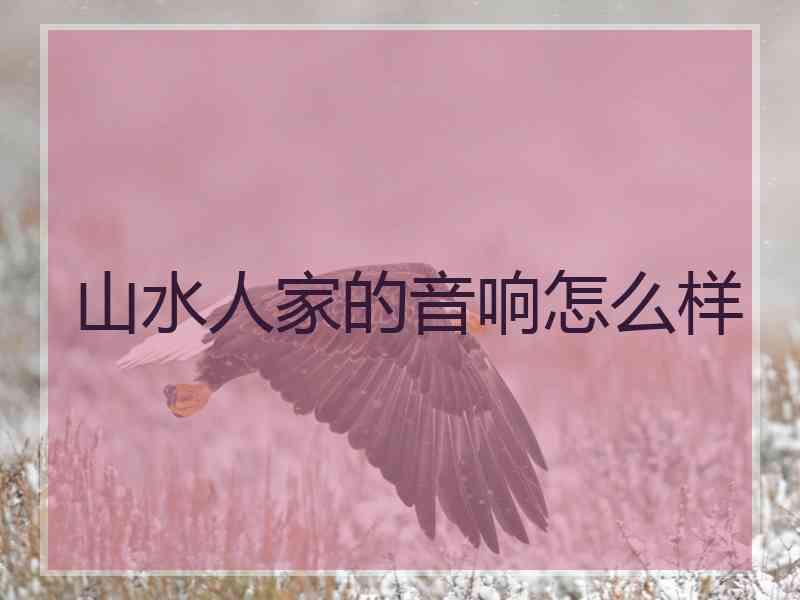 山水人家的音响怎么样