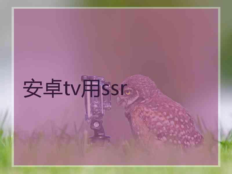 安卓tv用ssr