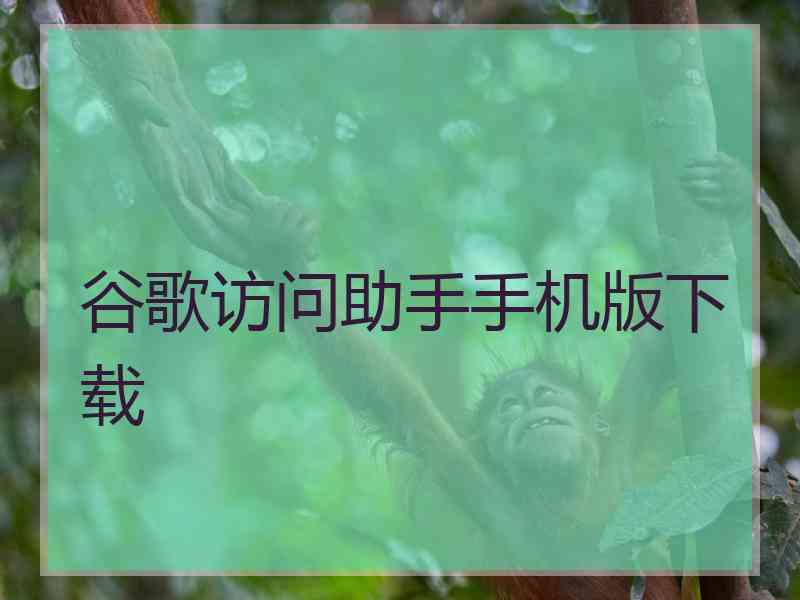 谷歌访问助手手机版下载