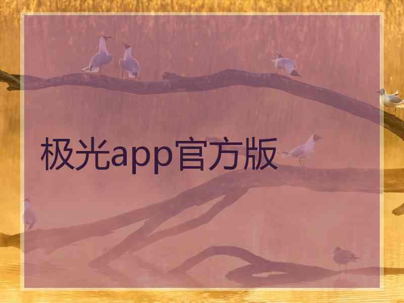 极光app官方版