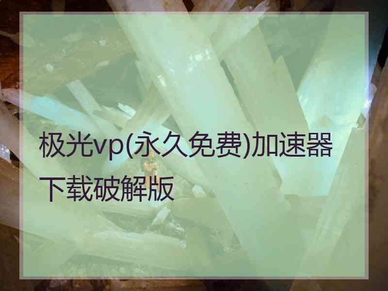 极光vp(永久免费)加速器下载破解版