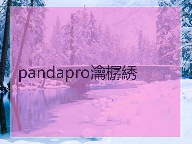 pandapro瀹樼綉