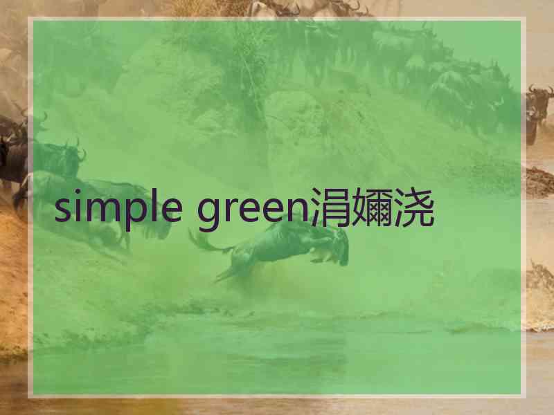 simple green涓嬭浇