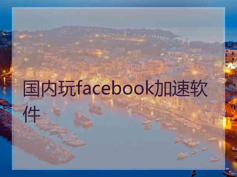 国内玩facebook加速软件