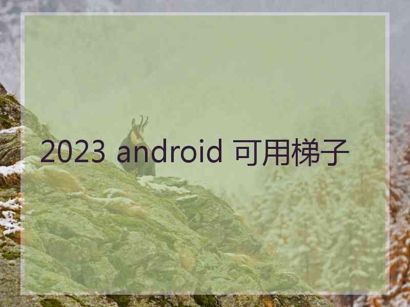 2023 android 可用梯子