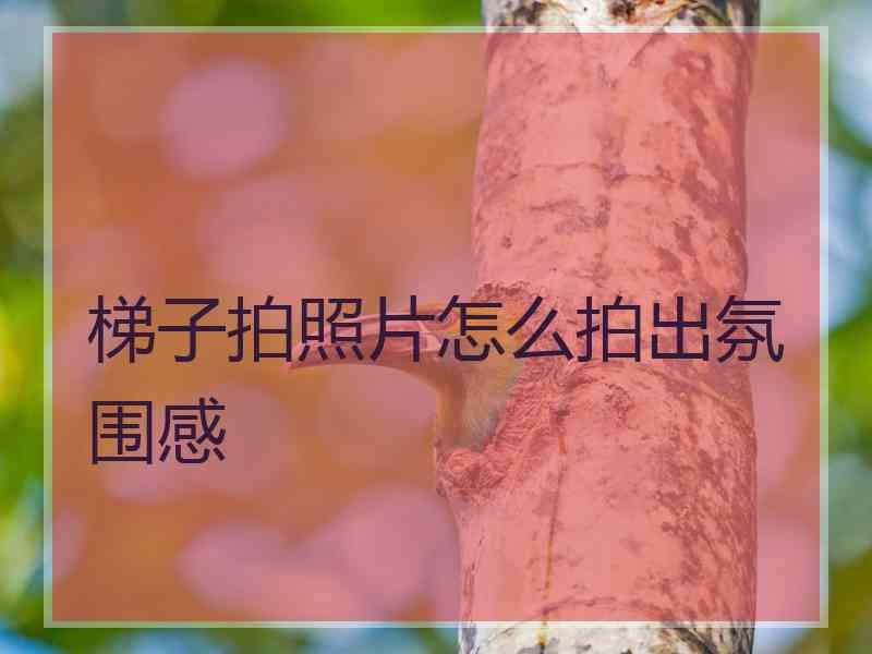 梯子拍照片怎么拍出氛围感