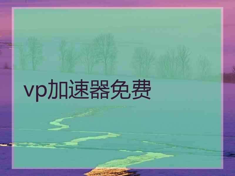 vp加速器免费