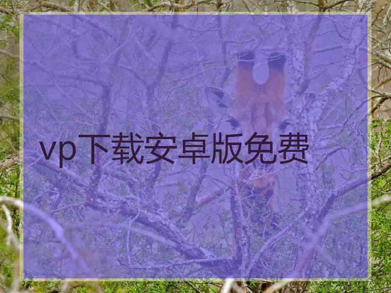 vp下载安卓版免费