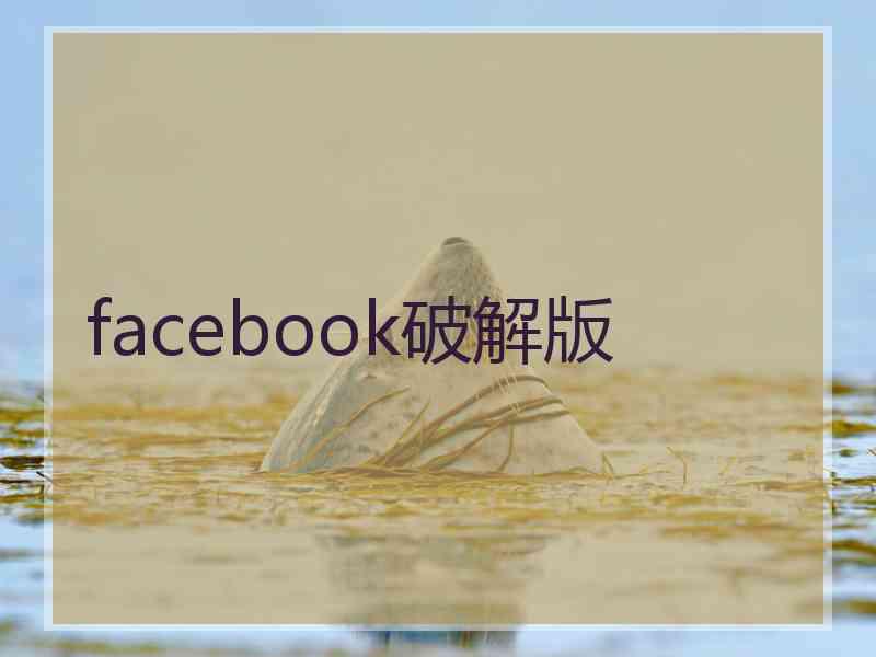 facebook破解版