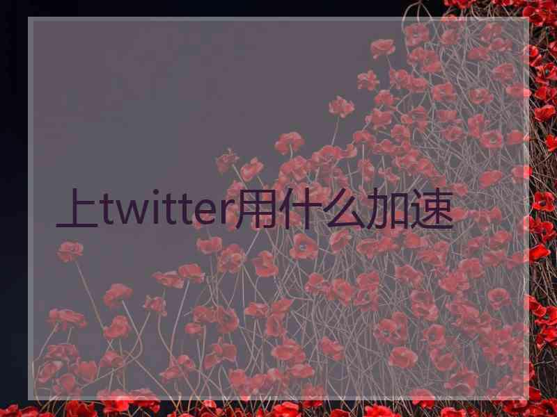 上twitter用什么加速