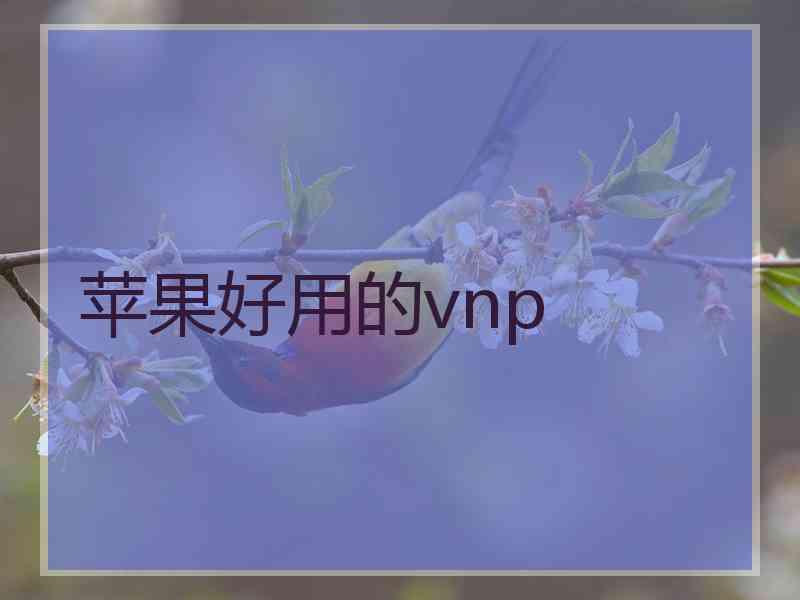 苹果好用的vnp