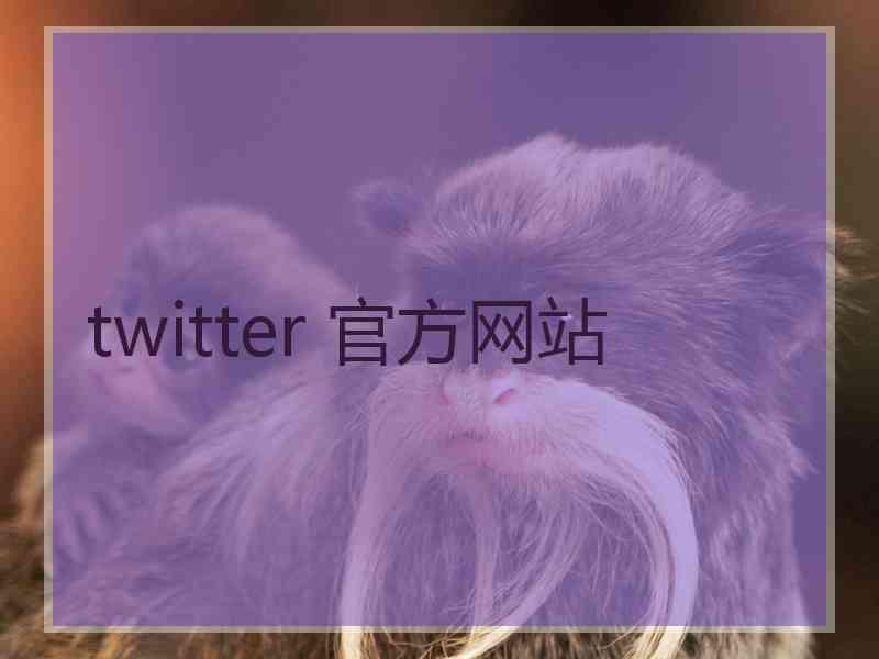 twitter 官方网站