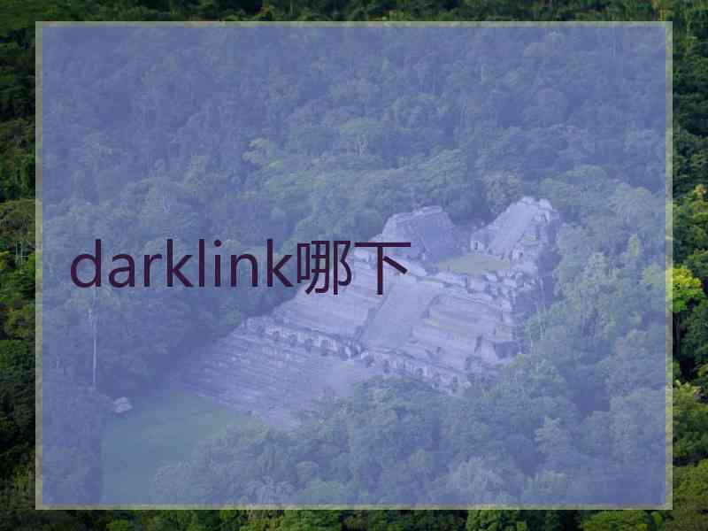 darklink哪下