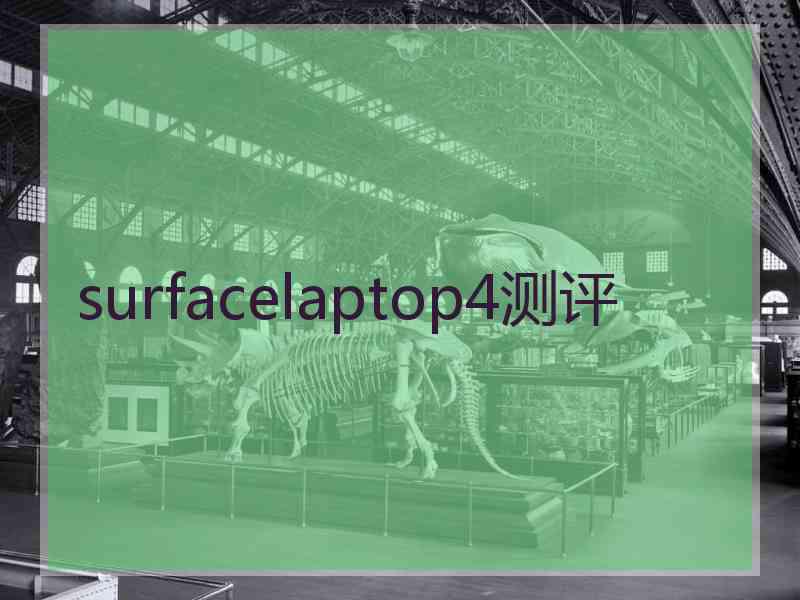 surfacelaptop4测评