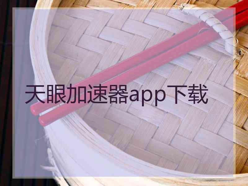 天眼加速器app下载