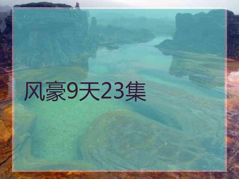 风豪9天23集