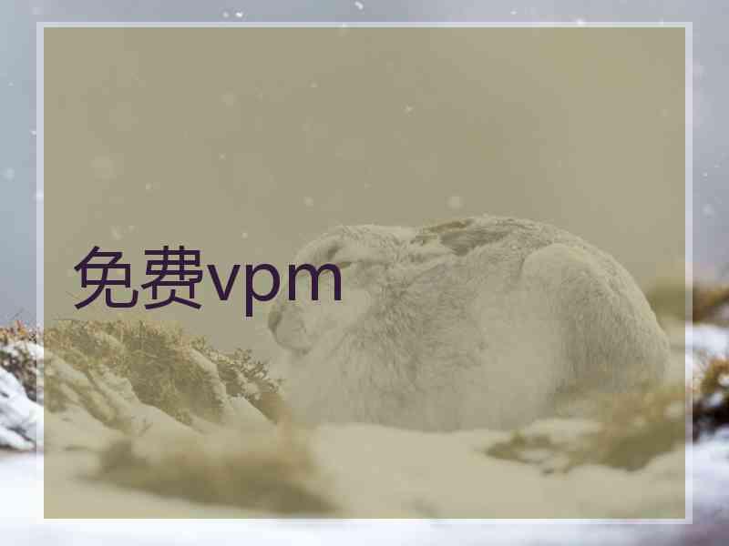 免费vpm