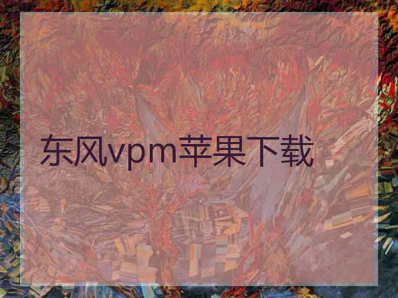 东风vpm苹果下载