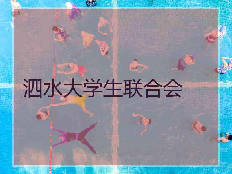 泗水大学生联合会