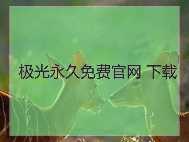 极光永久免费官网 下载