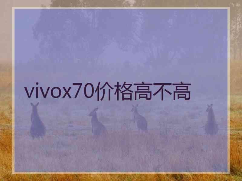 vivox70价格高不高