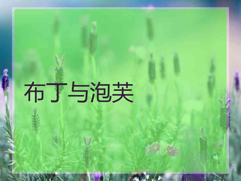 布丁与泡芙