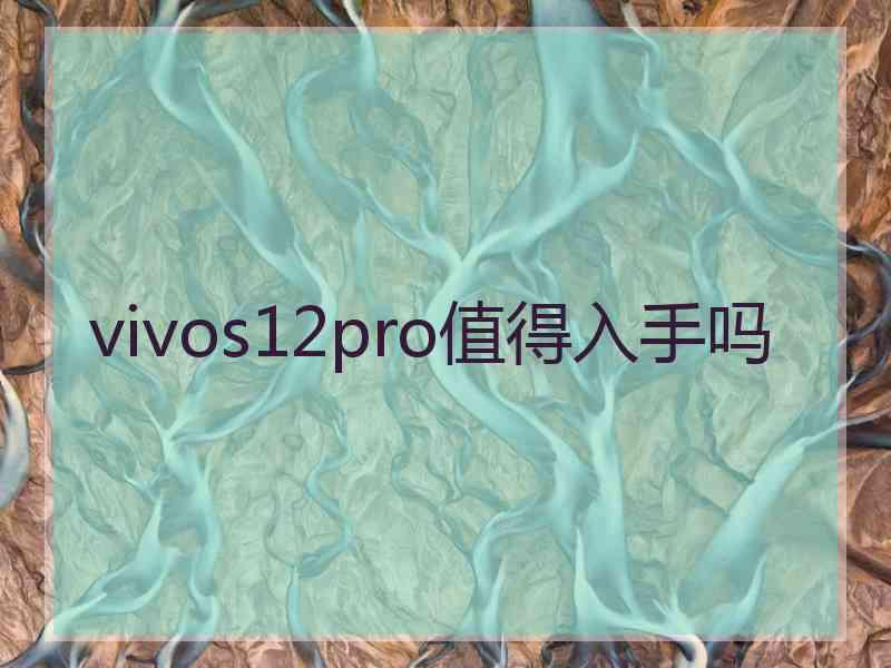 vivos12pro值得入手吗