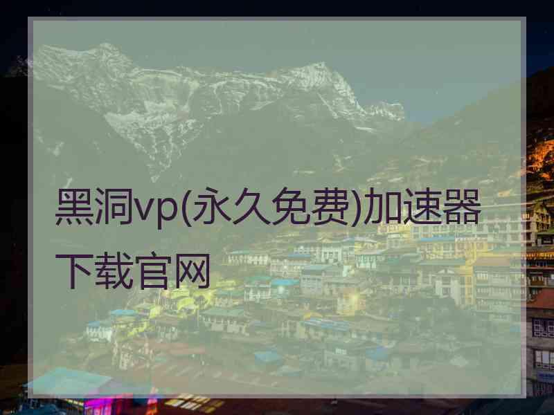 黑洞vp(永久免费)加速器下载官网