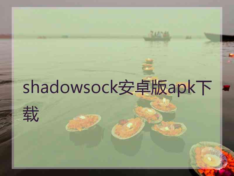 shadowsock安卓版apk下载