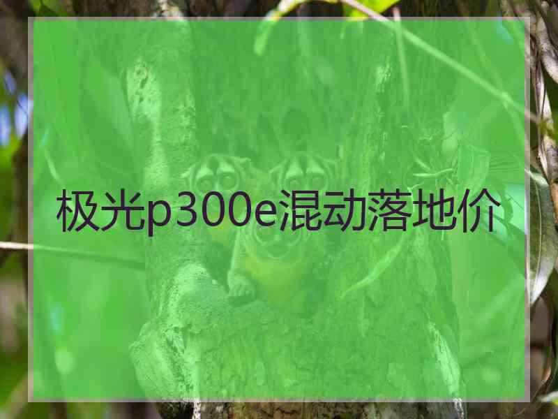 极光p300e混动落地价