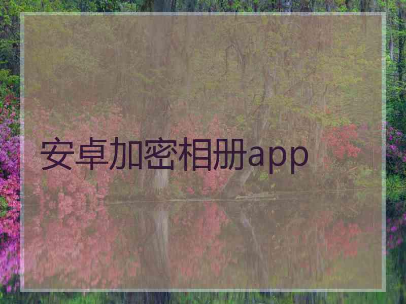 安卓加密相册app