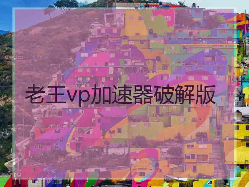 老王vp加速器破解版